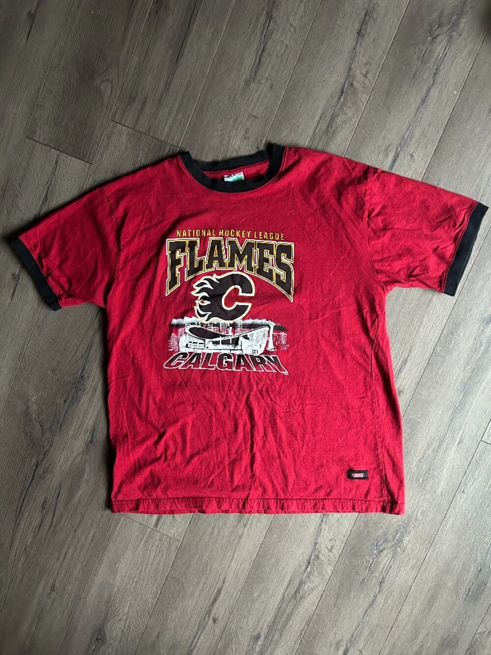 Vintage Calgary Flames Saddledome Tee